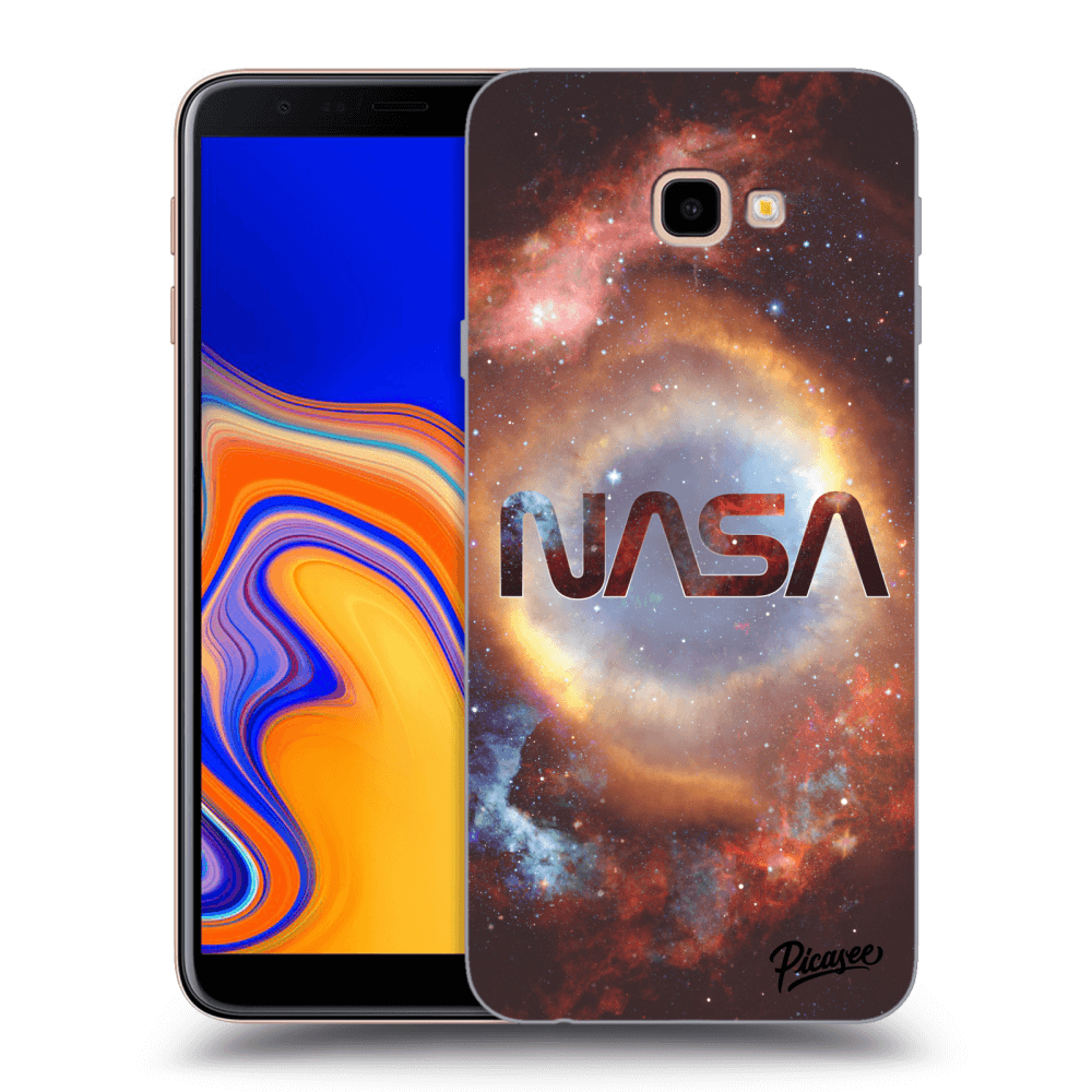 Picasee Samsung Galaxy J4+ J415F Hülle - Transparentes Silikon - Nebula