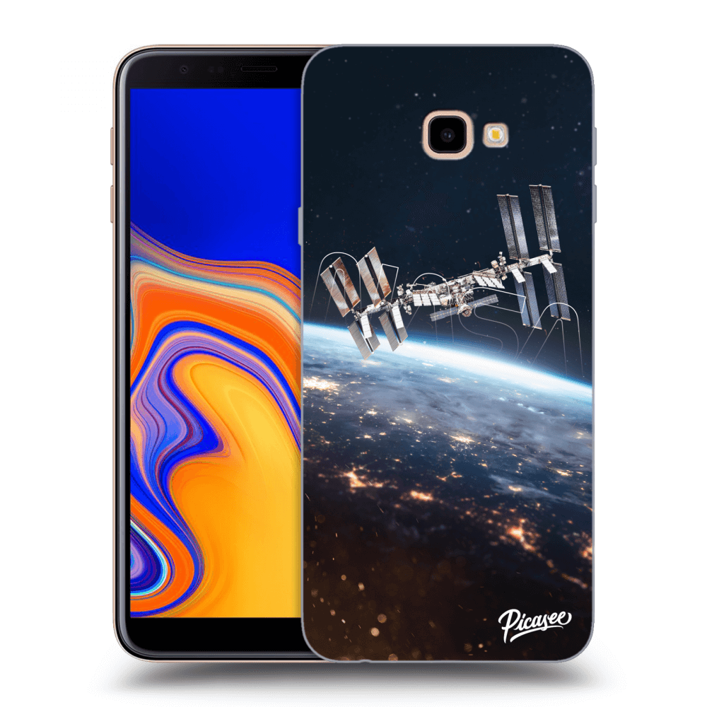 Picasee Samsung Galaxy J4+ J415F Hülle - Transparentes Silikon - Station