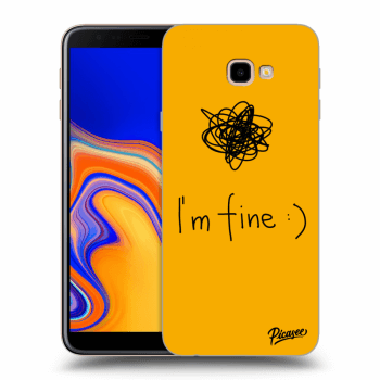 Picasee Samsung Galaxy J4+ J415F Hülle - Transparentes Silikon - I am fine
