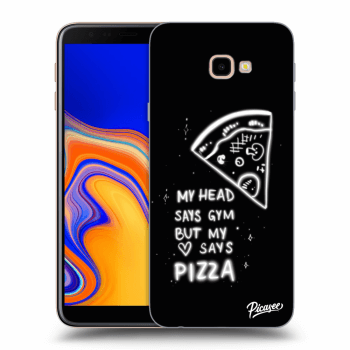 Picasee Samsung Galaxy J4+ J415F Hülle - Transparentes Silikon - Pizza