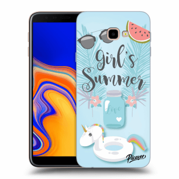 Picasee Samsung Galaxy J4+ J415F Hülle - Transparentes Silikon - Girls Summer