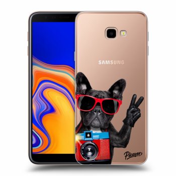 Picasee Samsung Galaxy J4+ J415F Hülle - Transparentes Silikon - French Bulldog