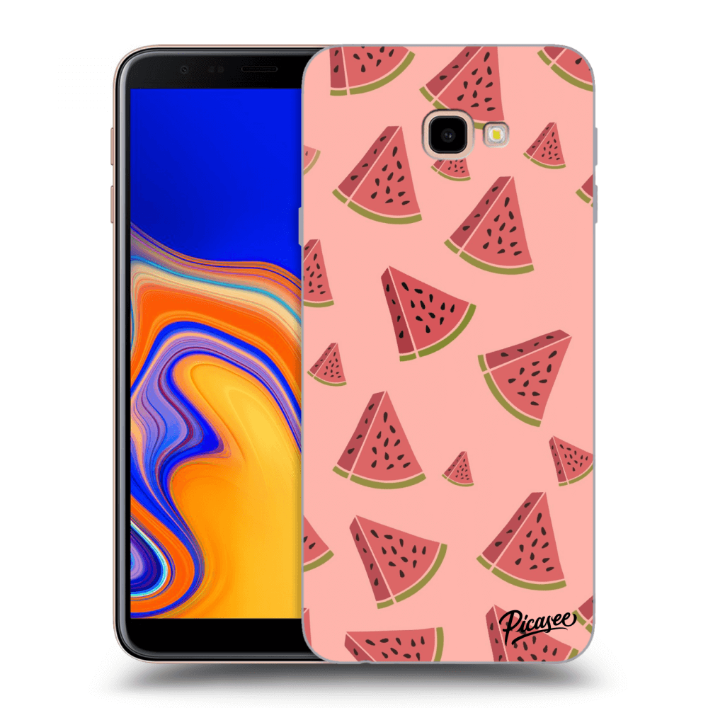 Picasee Samsung Galaxy J4+ J415F Hülle - Transparentes Silikon - Watermelon