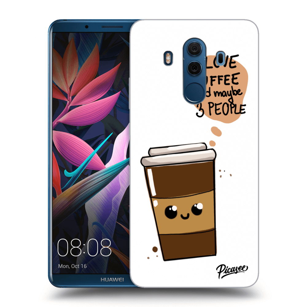 Picasee Huawei Mate 10 Pro Hülle - Transparentes Silikon - Cute coffee