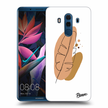 Picasee Huawei Mate 10 Pro Hülle - Transparentes Silikon - Feather brown