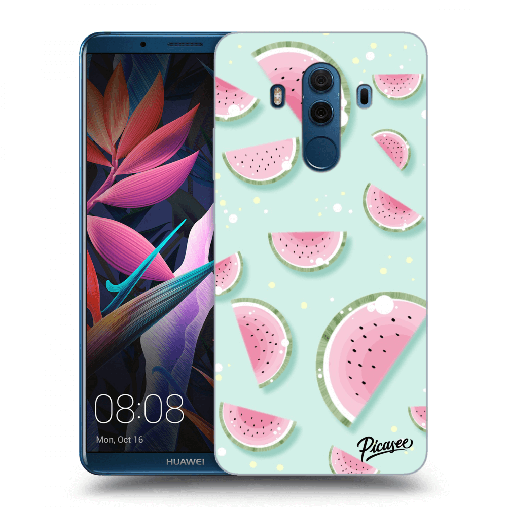 Picasee Huawei Mate 10 Pro Hülle - Transparentes Silikon - Watermelon 2