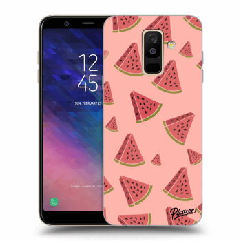 Picasee Samsung Galaxy A6+ A605F Hülle - Transparentes Silikon - Watermelon