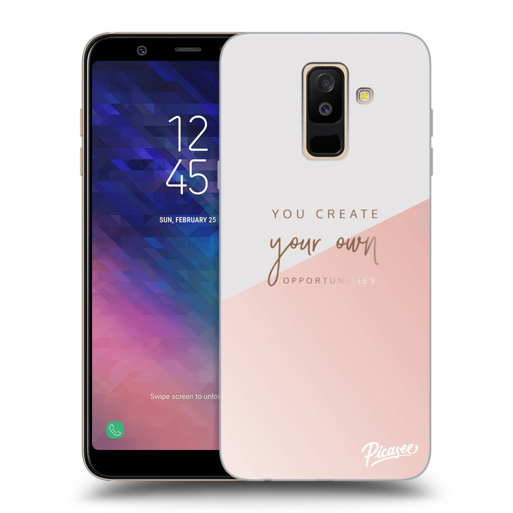 Picasee Samsung Galaxy A6+ A605F Hülle - Transparentes Silikon - You create your own opportunities