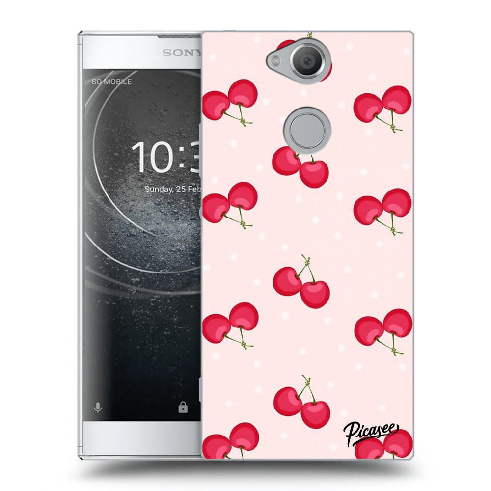 Picasee Sony Xperia XA2 Hülle - Transparentes Silikon - Cherries