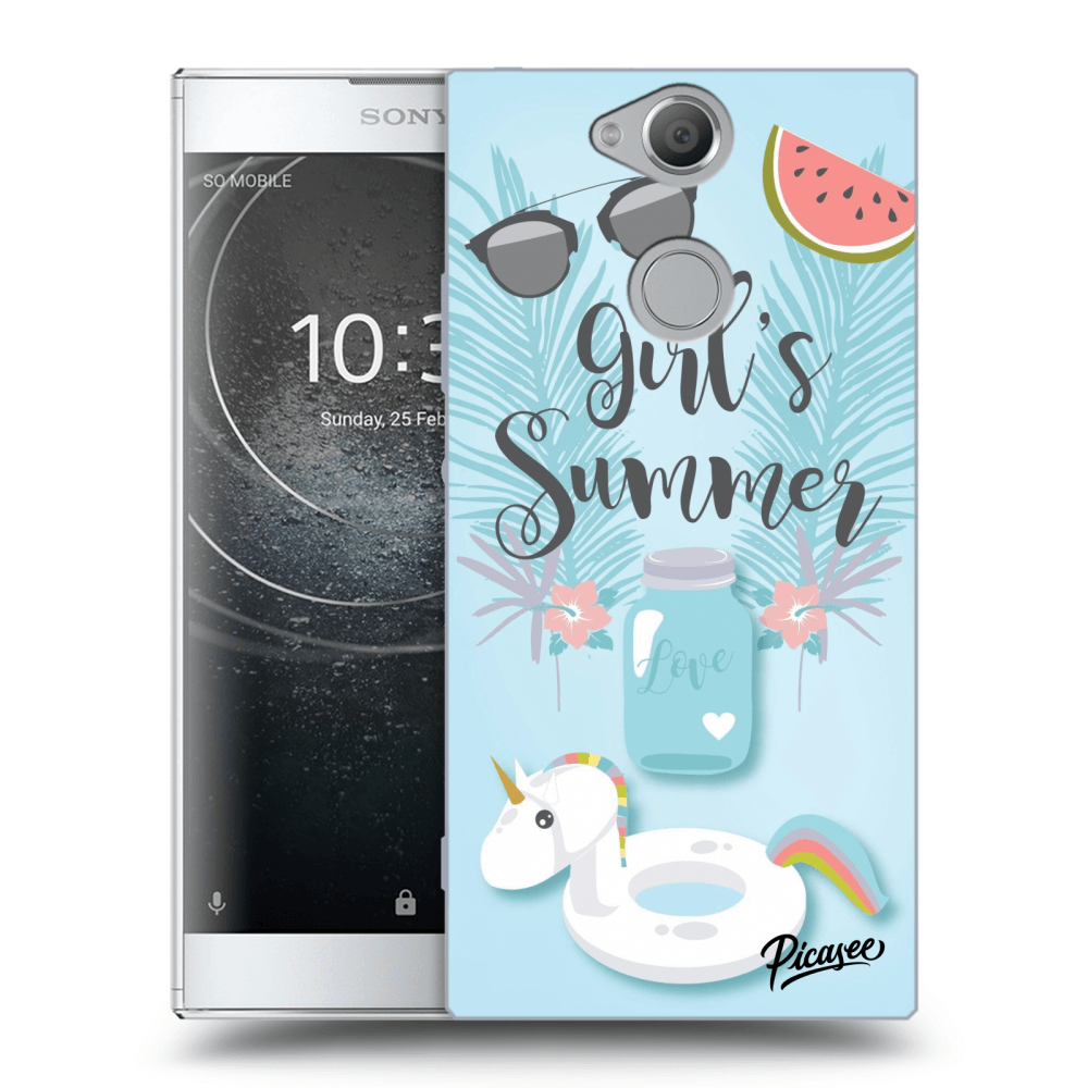 Picasee Sony Xperia XA2 Hülle - Transparentes Silikon - Girls Summer