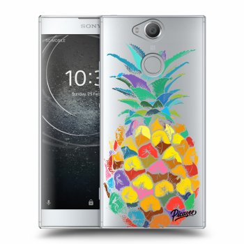 Picasee Sony Xperia XA2 Hülle - Transparentes Silikon - Pineapple