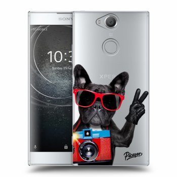 Picasee Sony Xperia XA2 Hülle - Transparentes Silikon - French Bulldog