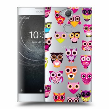 Picasee Sony Xperia XA2 Hülle - Transparentes Silikon - Owls