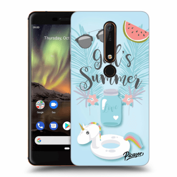 Picasee Nokia 6.1 Hülle - Transparentes Silikon - Girls Summer