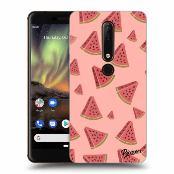 Picasee Nokia 6.1 Hülle - Transparentes Silikon - Watermelon
