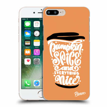 Hülle für Apple iPhone 7 Plus - Pumpkin coffee