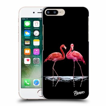 Hülle für Apple iPhone 7 Plus - Flamingos couple