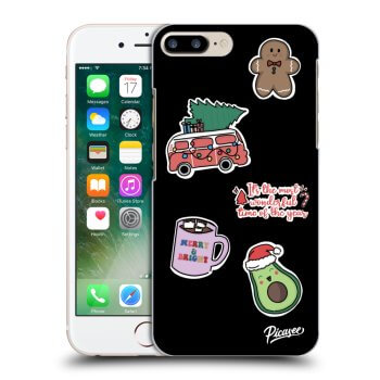 Hülle für Apple iPhone 7 Plus - Christmas Stickers