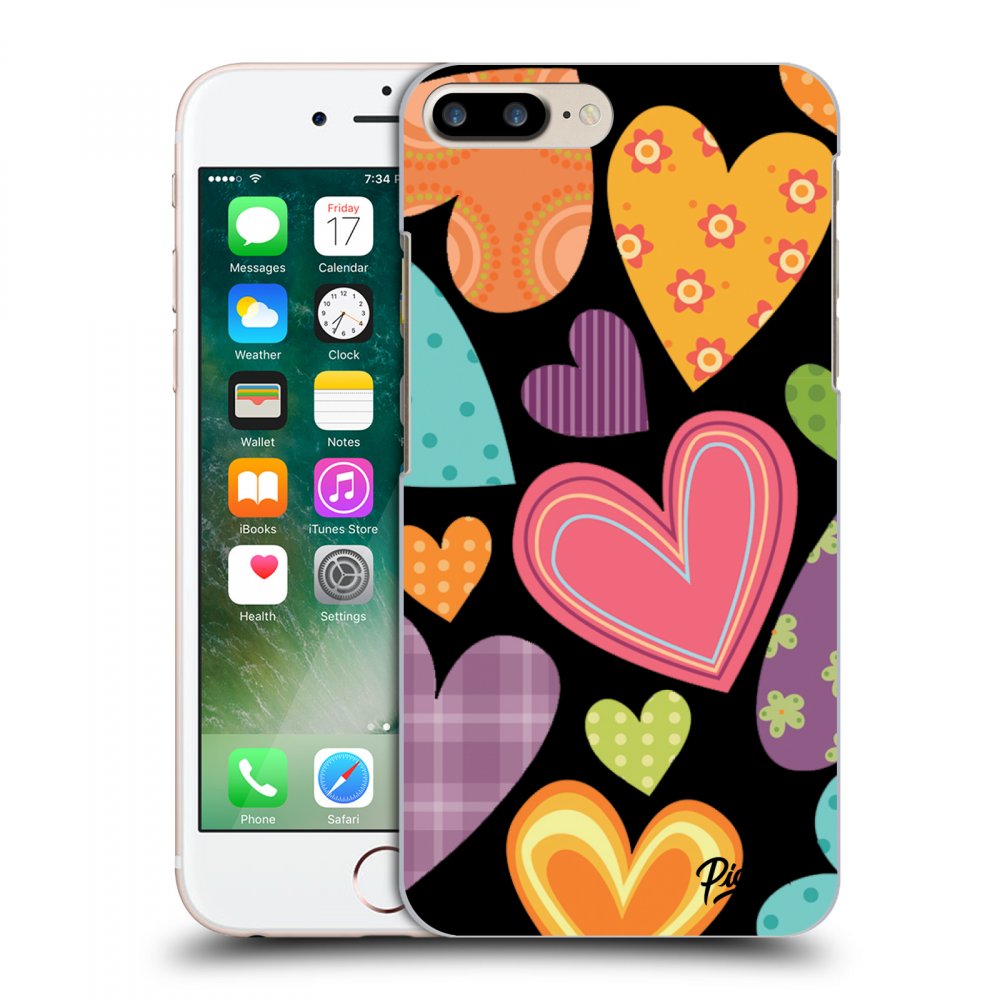 Picasee ULTIMATE CASE für Apple iPhone 7 Plus - Colored heart