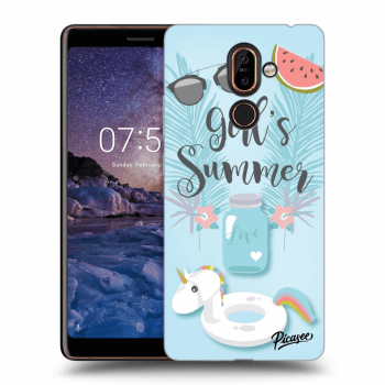 Picasee Nokia 7 Plus Hülle - Transparentes Silikon - Girls Summer