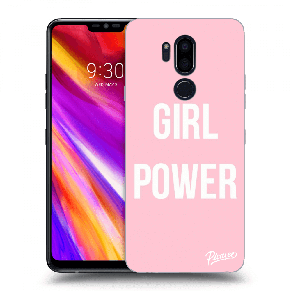 Picasee LG G7 ThinQ Hülle - Transparentes Silikon - Girl power
