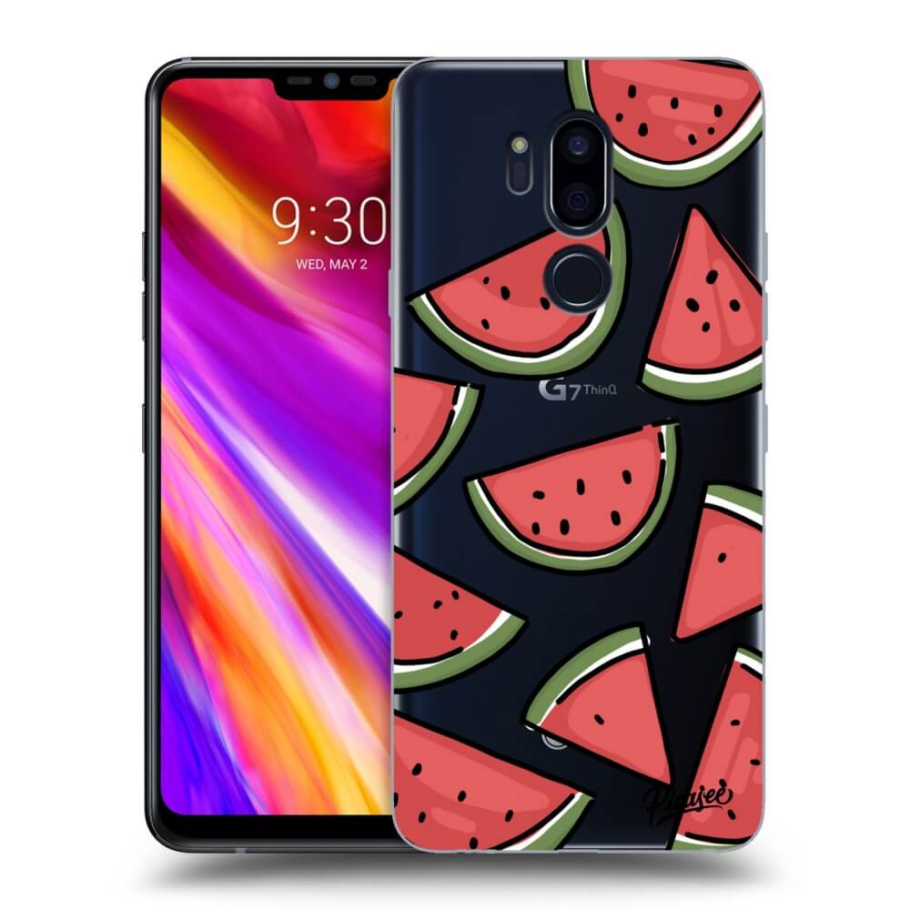 Picasee LG G7 ThinQ Hülle - Transparentes Silikon - Melone