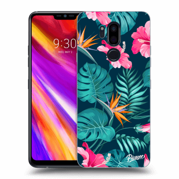 Hülle für LG G7 ThinQ - Pink Monstera