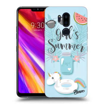 Picasee LG G7 ThinQ Hülle - Transparentes Silikon - Girls Summer