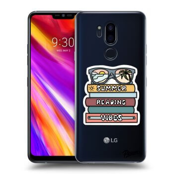 Picasee LG G7 ThinQ Hülle - Transparentes Silikon - Summer reading vibes