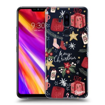 Picasee LG G7 ThinQ Hülle - Transparentes Silikon - Christmas
