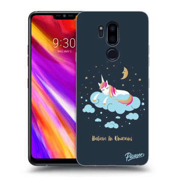 Picasee LG G7 ThinQ Hülle - Transparentes Silikon - Believe In Unicorns