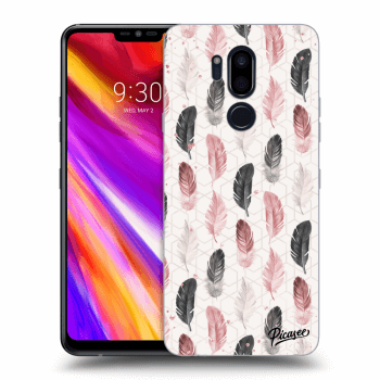 Picasee LG G7 ThinQ Hülle - Transparentes Silikon - Feather 2