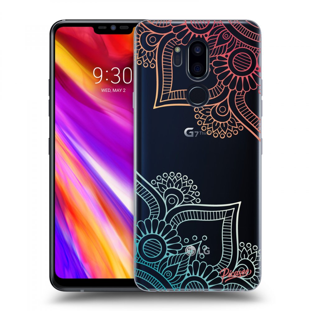 Picasee LG G7 ThinQ Hülle - Transparentes Silikon - Flowers pattern