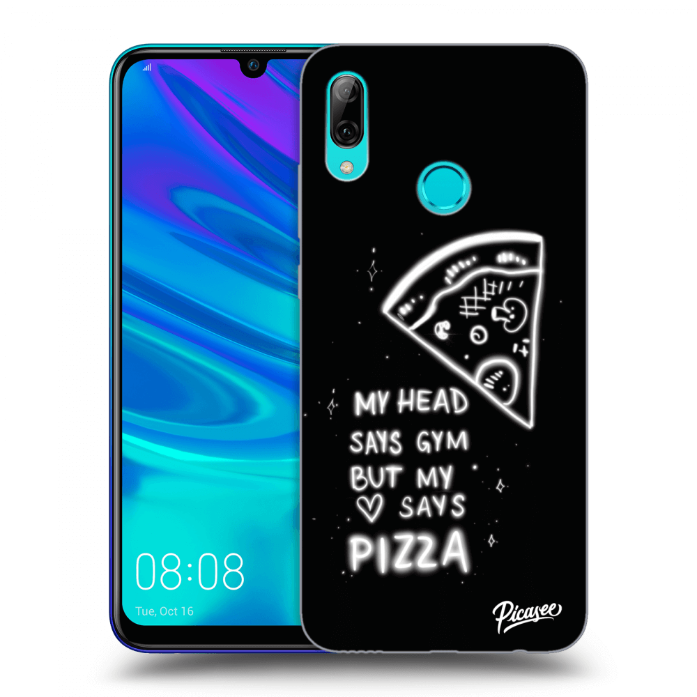Picasee Huawei P Smart 2019 Hülle - Schwarzes Silikon - Pizza