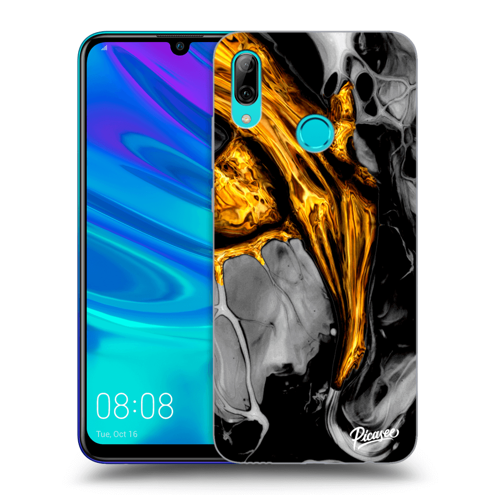 Picasee ULTIMATE CASE für Huawei P Smart 2019 - Black Gold