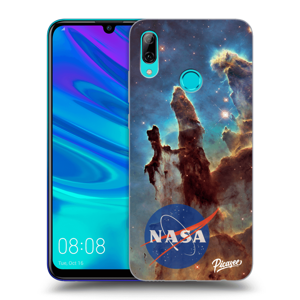 Picasee Huawei P Smart 2019 Hülle - Schwarzes Silikon - Eagle Nebula