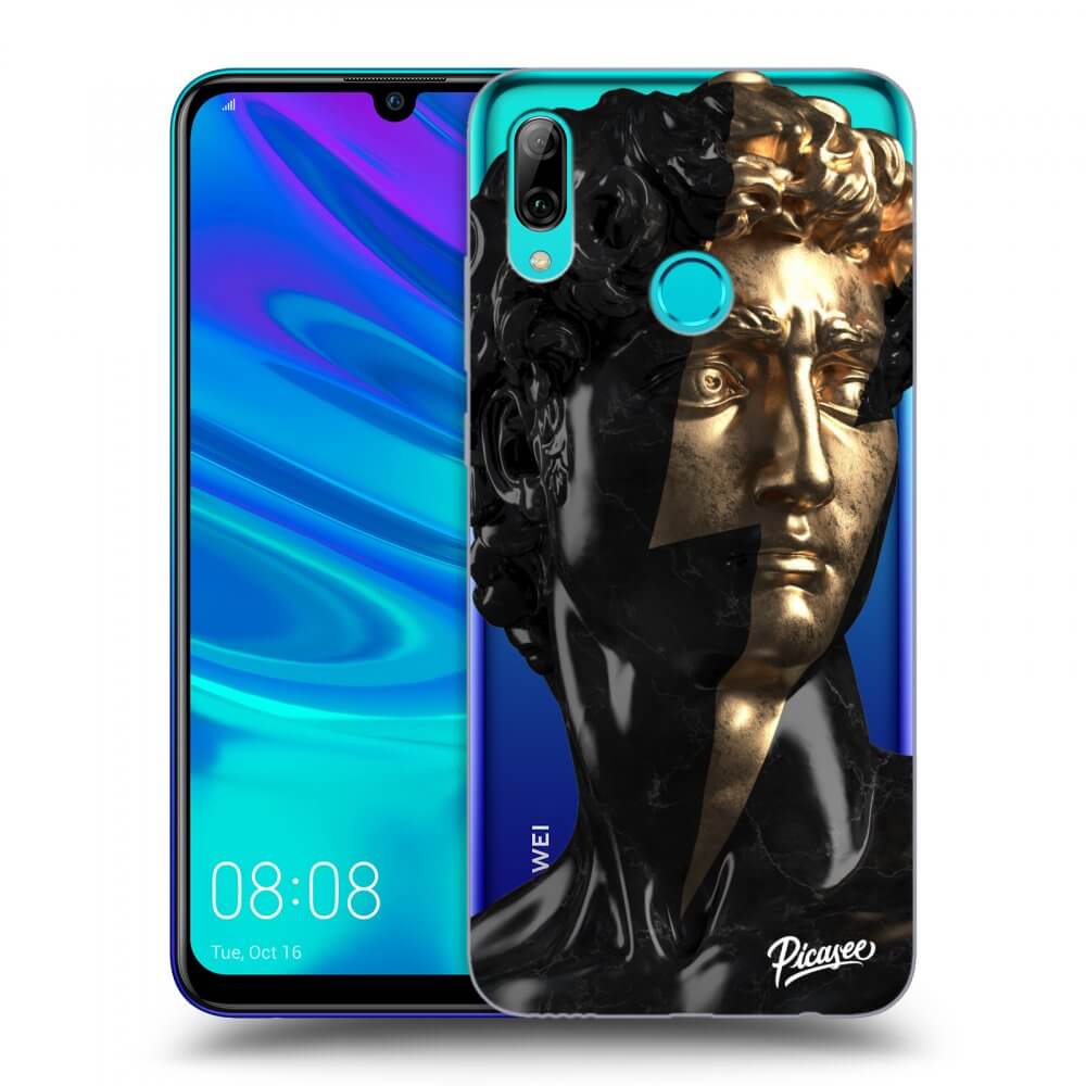 Picasee Huawei P Smart 2019 Hülle - Transparentes Silikon - Wildfire - Black