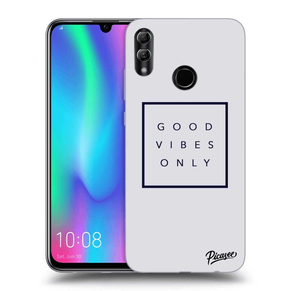 Picasee Honor 10 Lite Hülle - Transparentes Silikon - Good vibes only