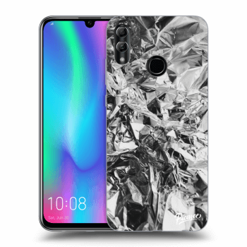 Picasee Honor 10 Lite Hülle - Schwarzes Silikon - Chrome