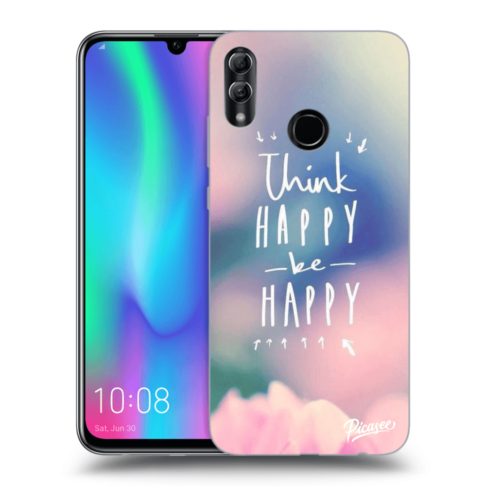 Picasee Honor 10 Lite Hülle - Transparentes Silikon - Think happy be happy