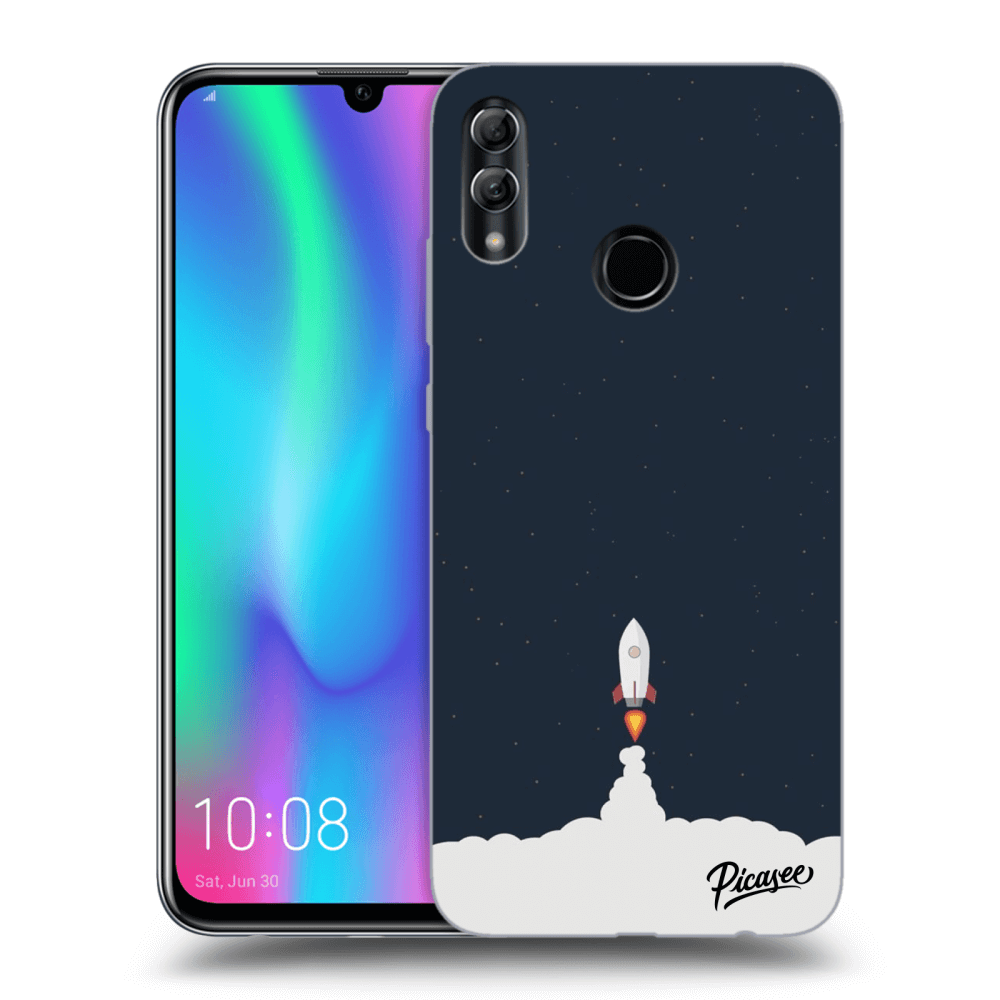 Picasee Honor 10 Lite Hülle - Schwarzes Silikon - Astronaut 2