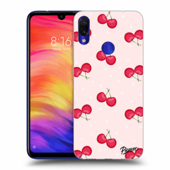 Picasee Xiaomi Redmi Note 7 Hülle - Transparentes Silikon - Cherries