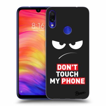 Picasee Xiaomi Redmi Note 7 Hülle - Schwarzes Silikon - Angry Eyes - Transparent