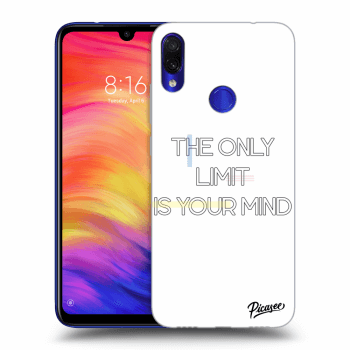 Picasee Xiaomi Redmi Note 7 Hülle - Transparentes Silikon - The only limit is your mind