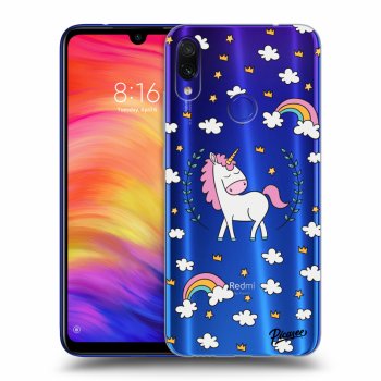Picasee Xiaomi Redmi Note 7 Hülle - Transparentes Silikon - Unicorn star heaven