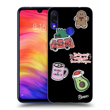Hülle für Xiaomi Redmi Note 7 - Christmas Stickers