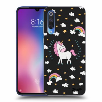 Hülle für Xiaomi Mi 9 - Einhorn Sternenhimmel