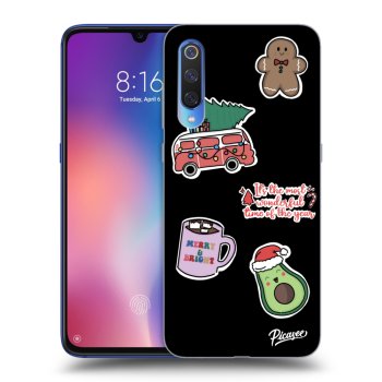 Hülle für Xiaomi Mi 9 - Christmas Stickers
