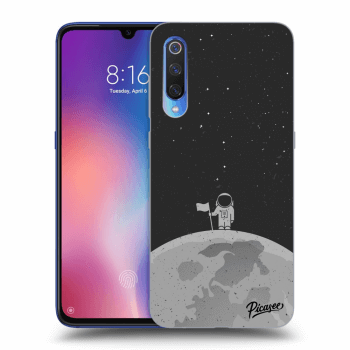 Picasee Xiaomi Mi 9 Hülle - Schwarzes Silikon - Astronaut