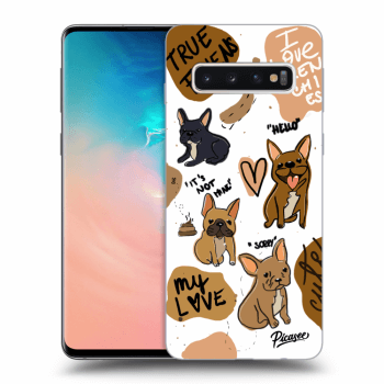 Picasee ULTIMATE CASE für Samsung Galaxy S10 G973 - Frenchies